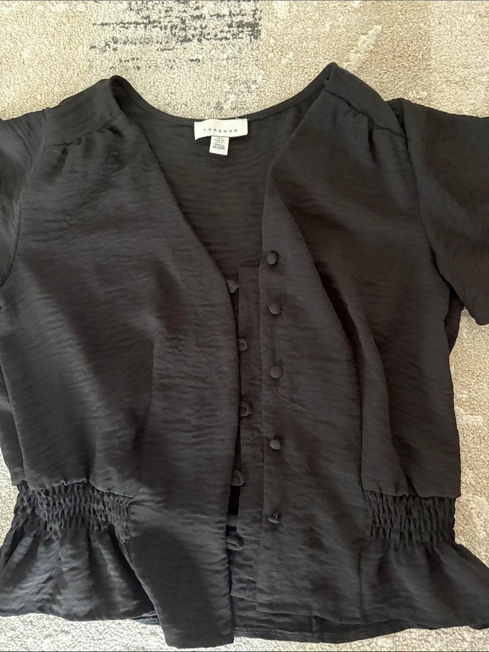 Topshop button up blouse - Picture 2 of 5